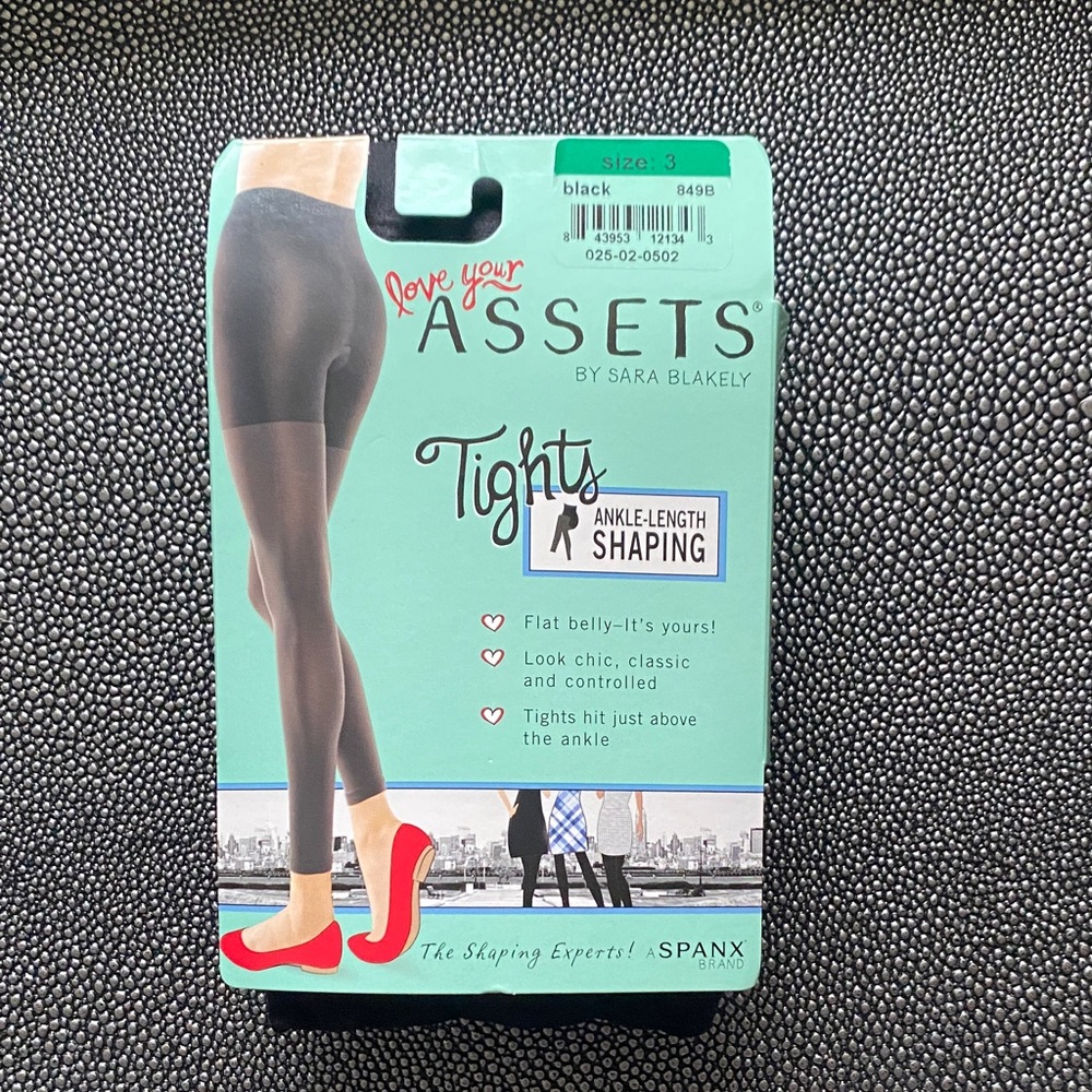 ASSETS by Sara Blakely Black Shaping Tights